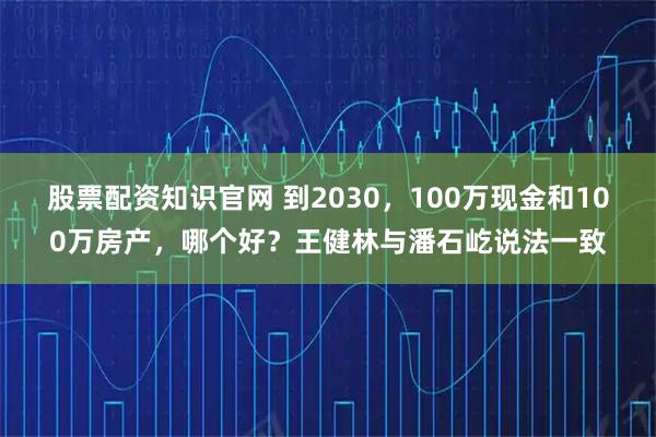 股票配资知识官网 到2030，100万现金和100万房产，哪个好？王健林与潘石屹说法一致