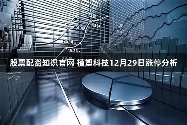 股票配资知识官网 模塑科技12月29日涨停分析